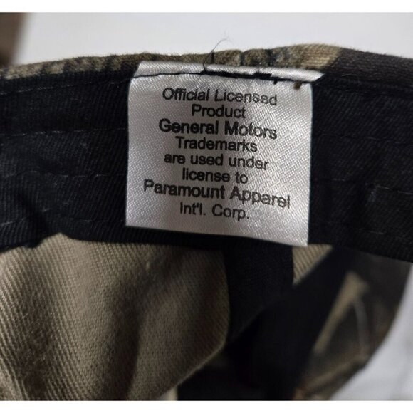 Chevy Truck Camo Baseball Cap with Adjustable Strap a General Motors Product - Picture 6 of 9
